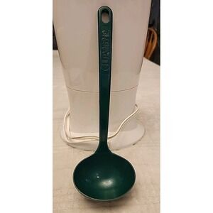 UltraTemp Green‎ Soup Serving Ladle Dipper Plastic 2109 Vintage USA